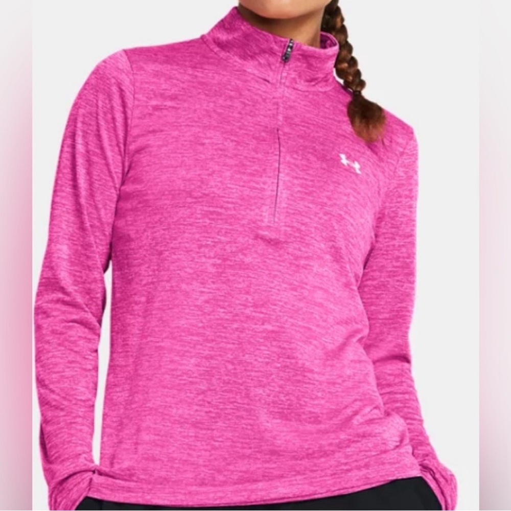 Women’s UH Tech Twist 1/2 Zip Workout Pullover S by Under Armour